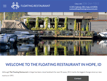 Tablet Screenshot of hopefloatingrestaurant.com
